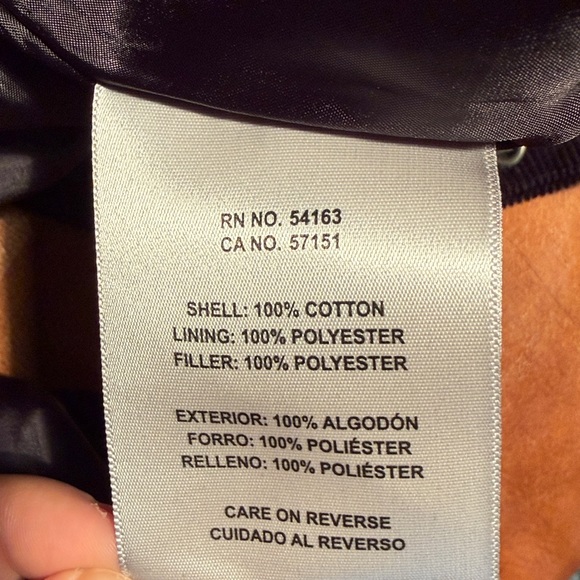 Levi's Womens Black Corduroy Puffer Jacket - Picture 10 of 10